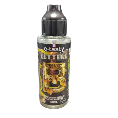 E-liquide E Tasty Letter B 100 ml – Cookie- Crème Vanillée-Eclats de Noisettes | Click & Collect Foix (Ariège)